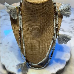 India Hicks No Hassle Tassel Baby Blue